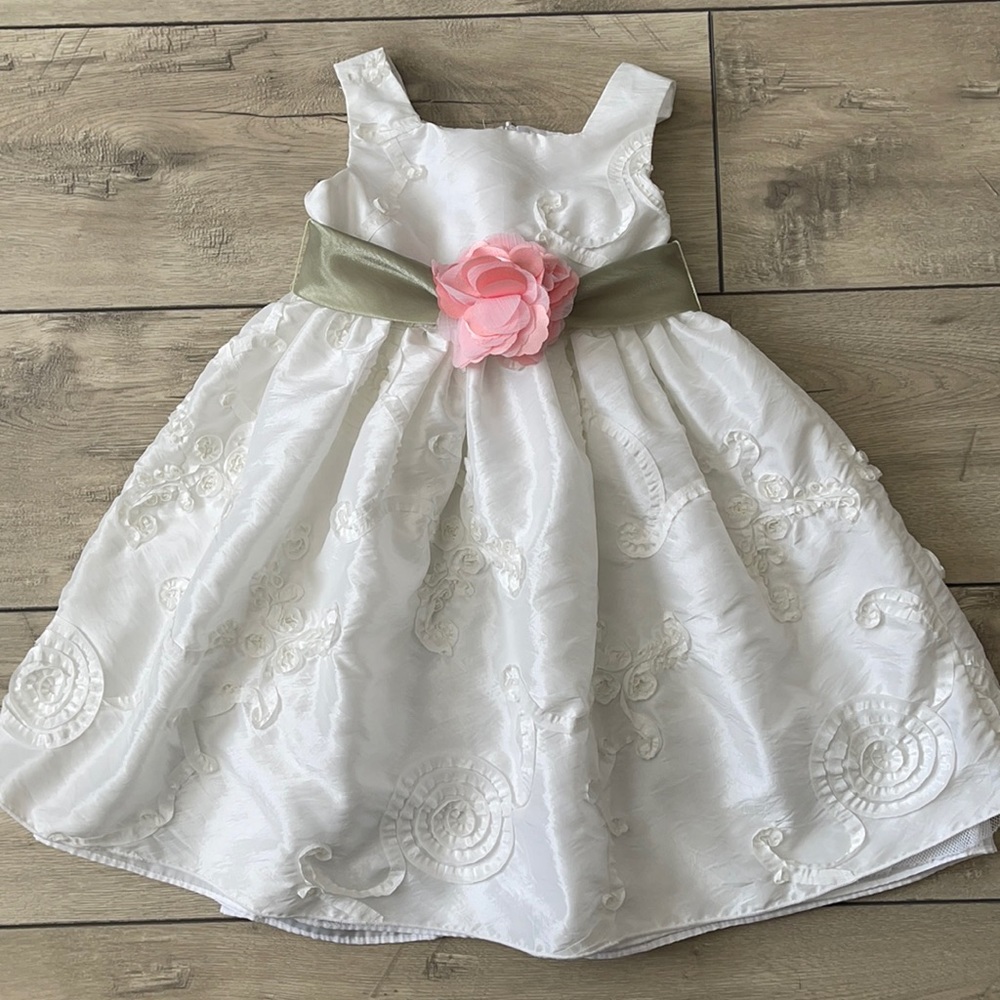 Jenny & Me Toddler Girl Wedding Flower Girl Dress Size 5